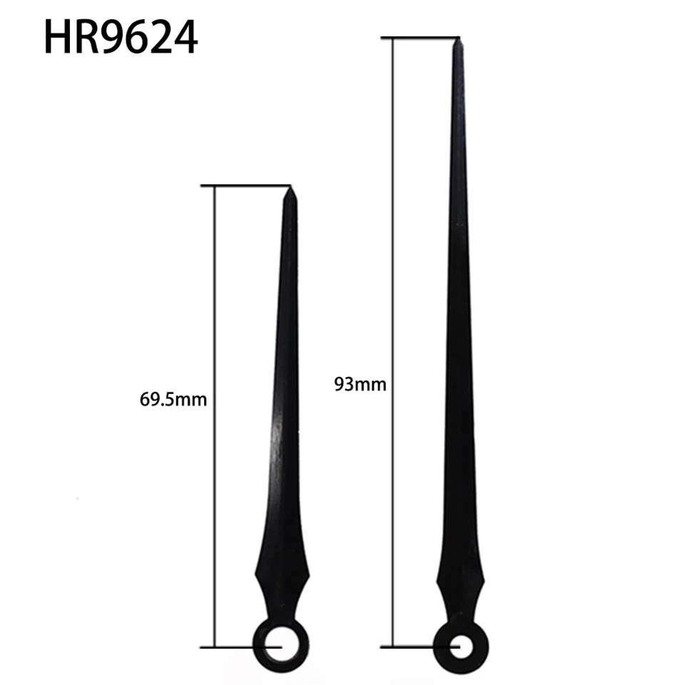שעון מחוג HR9624 שחור שעה ודקה